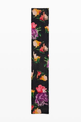 Long floral scarf - BLACK - U - Desigual - Modalova