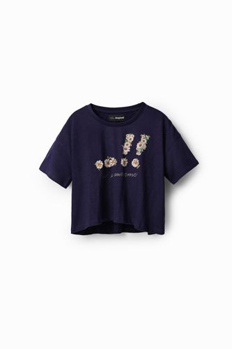 T-shirt court marguerites - Desigual - Modalova