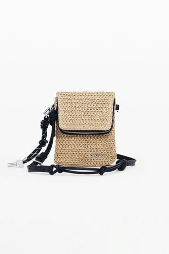 Raffia phone holder wallet - U - Desigual - Modalova