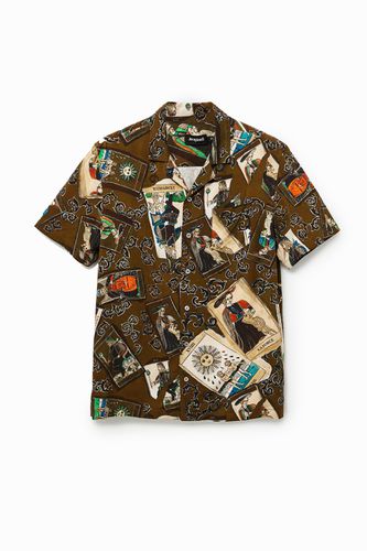 Tarot resort shirt - GREEN - L - Desigual - Modalova