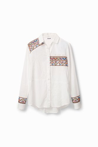 Camisa cenefas - WHITE - XS - Desigual - Modalova