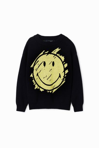 Jersey jacquard Smiley® - Desigual - Modalova