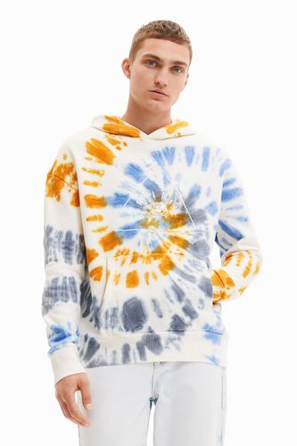 Tie-dye UFO hoodie - WHITE - XXL - Desigual - Modalova
