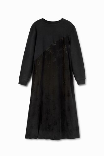Midi-sweatshirt dress - BLACK - L - Desigual - Modalova