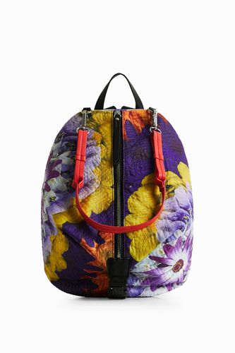 Small floral multiposition backpack - - U - Desigual - Modalova
