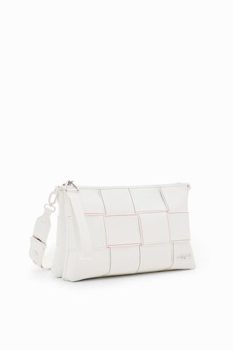 M woven crossbody bag - WHITE - U - Desigual - Modalova