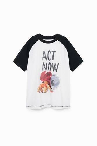 Camiseta Act Now - WHITE - 3/4 - Desigual - Modalova