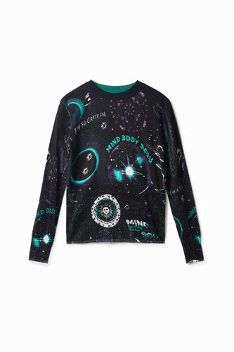 Knit jumper cosmic - BLACK - S - Desigual - Modalova