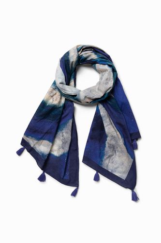 Artistic print foulard - BLUE - U - Desigual - Modalova