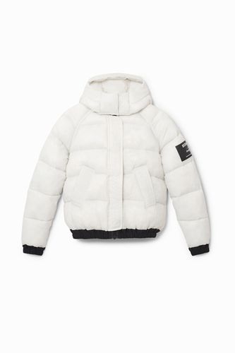 Short padded hooded jacket - - L - Desigual - Modalova