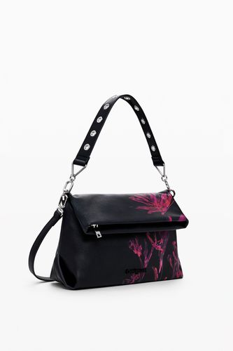 Bolso M acolchado flores - Desigual - Modalova