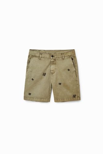 Embroidered Bermuda shorts - - 30 - Desigual - Modalova