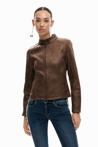 Chaqueta efecto piel - BROWN - L - Desigual - Modalova