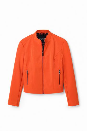 Chaqueta efecto ante - ORANGE - XS - Desigual - Modalova