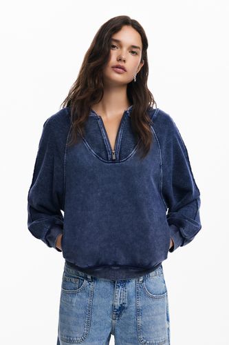 Sudadera capucha efecto lavado - S - Desigual - Modalova