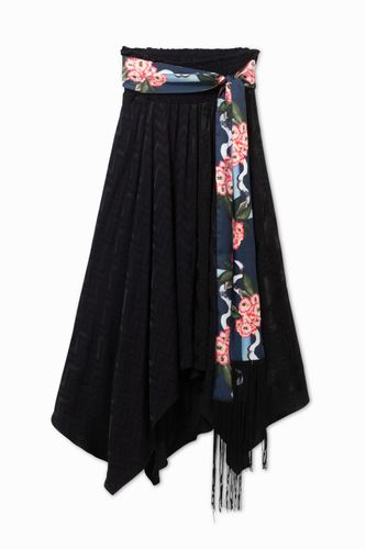 Falda pañuelo cinturón - - S - Desigual - Modalova