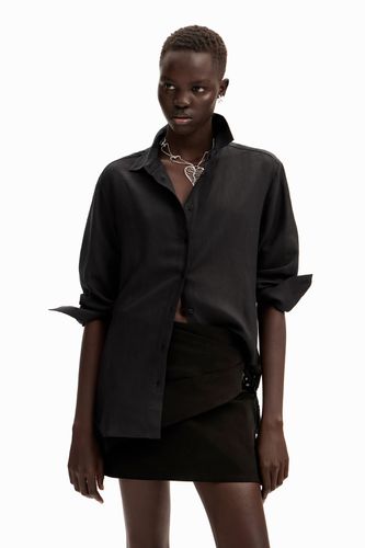 Oversize macramé shirt - - L/XL - Desigual - Modalova