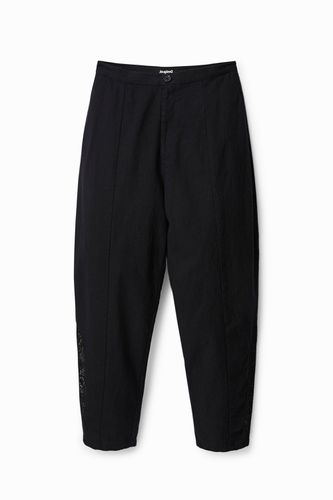 Rustic baggy trousers - BLACK - XS - Desigual - Modalova