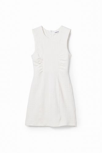 Textured mini dress - WHITE - L - Desigual - Modalova