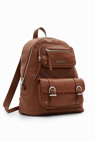 L pockets backpack - BROWN - U - Desigual - Modalova