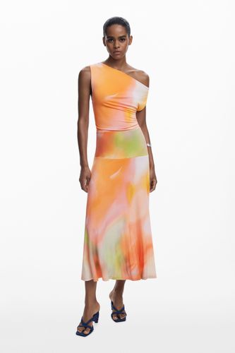 Robe longue asymétrique - Desigual - Modalova