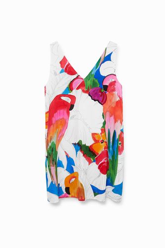 Parrot mini dress - WHITE - M - Desigual - Modalova
