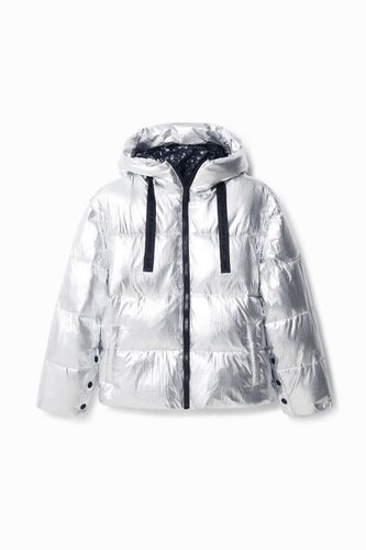 Detachable sleeve padded jacket - - L - Desigual - Modalova