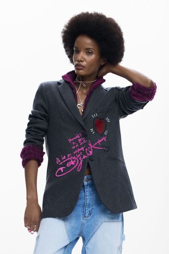 Americana desmontable tricot - XS - Desigual - Modalova