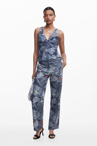 Trousers - BLUE - XS - Desigual - Modalova