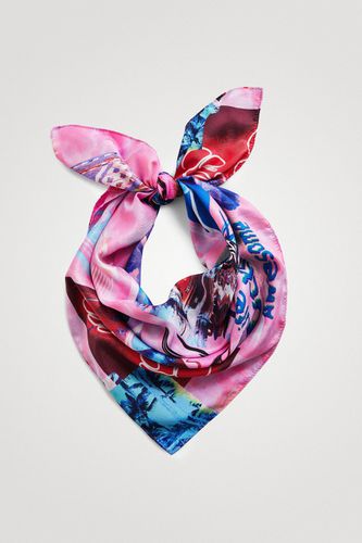 Rectangular digital patchwork foulard - - U - Desigual - Modalova