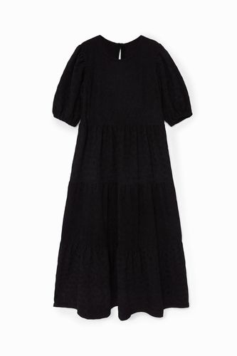Textured midi dress - BLACK - L - Desigual - Modalova