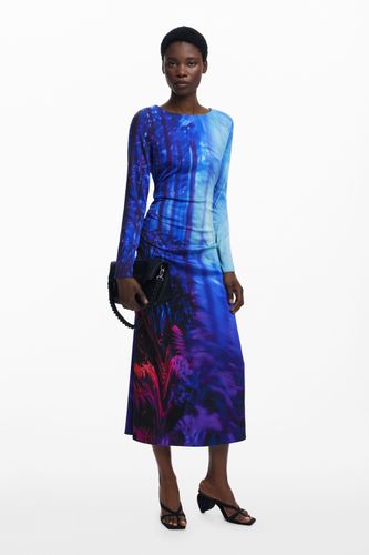 Robe asymétrique paysage - Desigual - Modalova