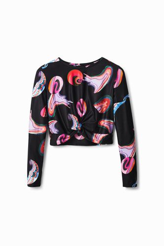 Camiseta cropped fantasía - S - Desigual - Modalova