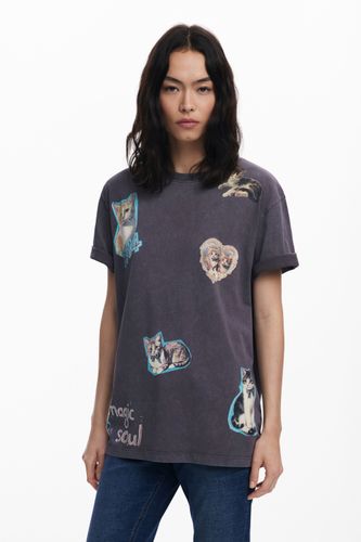 T-SHIRT COURTE IMPRIMÉE - Desigual - Modalova