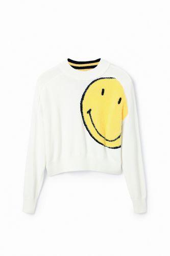Oversize Smiley® pullover - - L - Desigual - Modalova