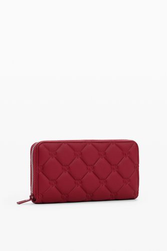 Quilted M wallet - RED - U - Desigual - Modalova