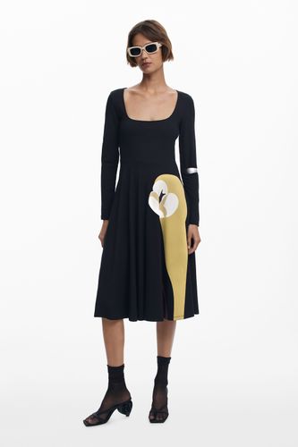 Robe évasée lys - Desigual - Modalova