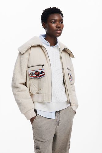 Trucker jacket - WHITE - L - Desigual - Modalova