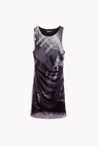 Draped mini dress - BLACK - XS - Desigual - Modalova