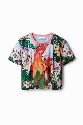 Camiseta tropical loros - Desigual - Modalova
