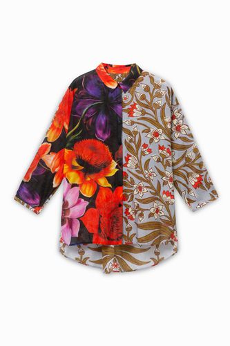 Blusa asimétrica seda y algodón Designed by M. Christian Lacroix - - L - Desigual - Modalova