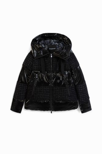 Padded jacquard jacket - BLACK - M - Desigual - Modalova
