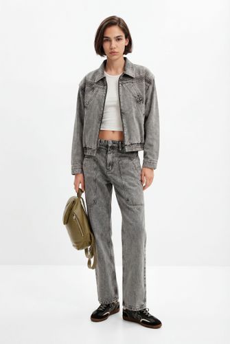 Vaqueros Straight patch - 34 - Desigual - Modalova