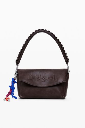 Bolso efecto antelina logo 3D mediano - U - Desigual - Modalova