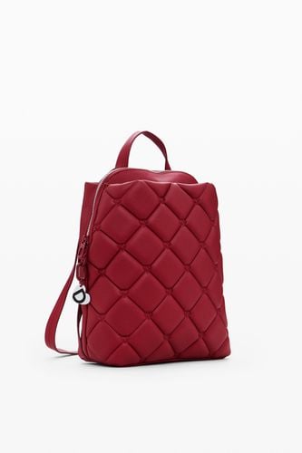 Padded logo backpack - RED - U - Desigual - Modalova