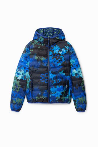 Floral print eco padded jacket - - S - Desigual - Modalova