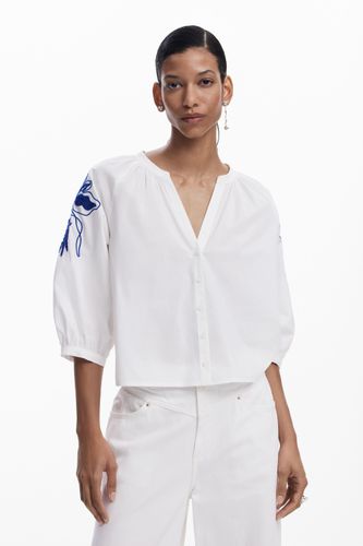 Peasant blouse - WHITE - S - Desigual - Modalova