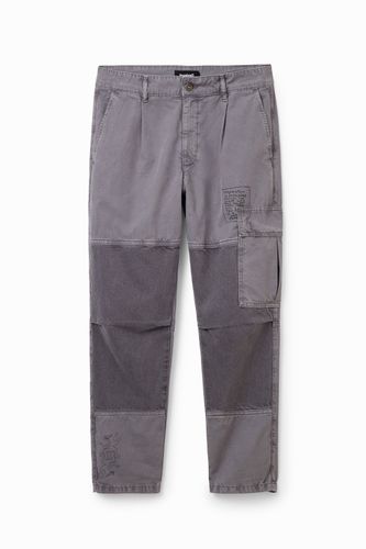 Pantalón cargo patch - BLACK - 28 - Desigual - Modalova