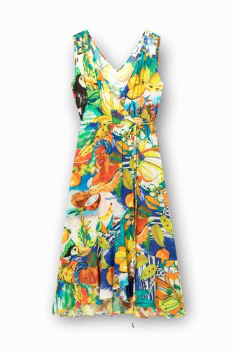 Tropical beach dress - GREEN - S - Desigual - Modalova