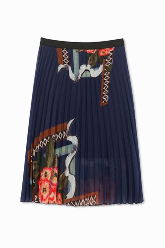 Pleated arty skirt - BLUE - 36 - Desigual - Modalova